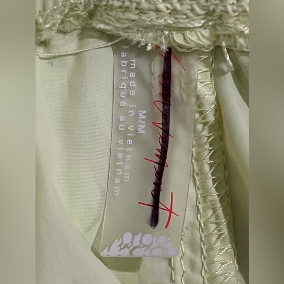 Free People Movement Set Me Free Pants Drawstring Sour Citrus Hiking Size M - Picture 12 of 14